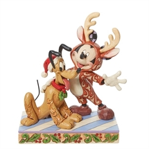 Disney Traditions - Mickey and Pluto Christmas